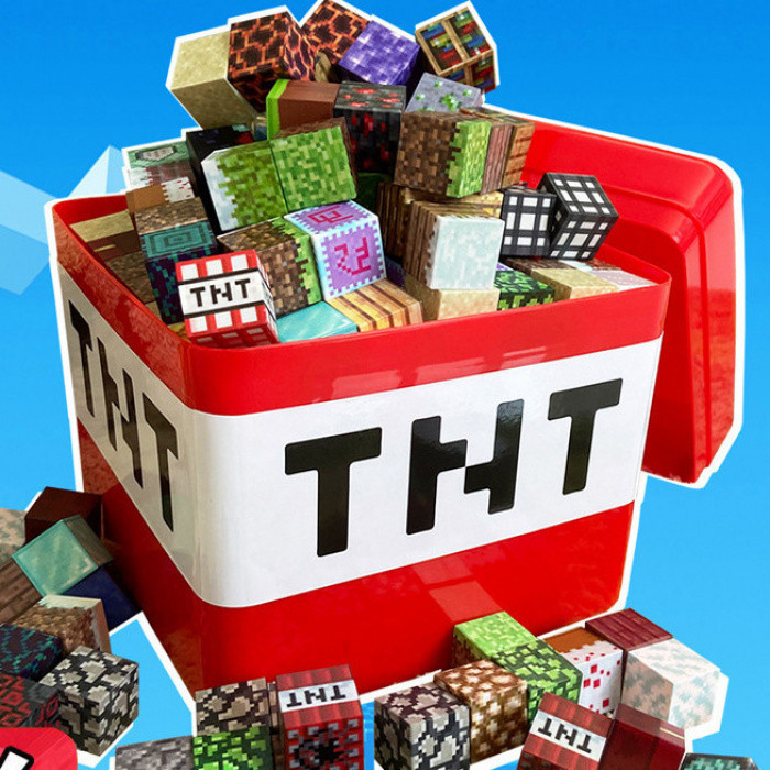 Magnetic Building Block Toy Game Merchandise Magnetic Block with ...
