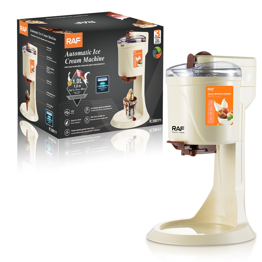 Fully Automatic Ice Cream Maker 1L Household Mini Ice Cream Maker 10 ...