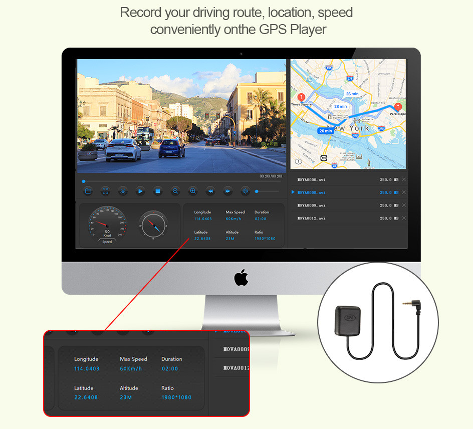 Car Dvr 10 Inch Rear View Mirror 2.5K WIFI Dash Cam With Rear View ...