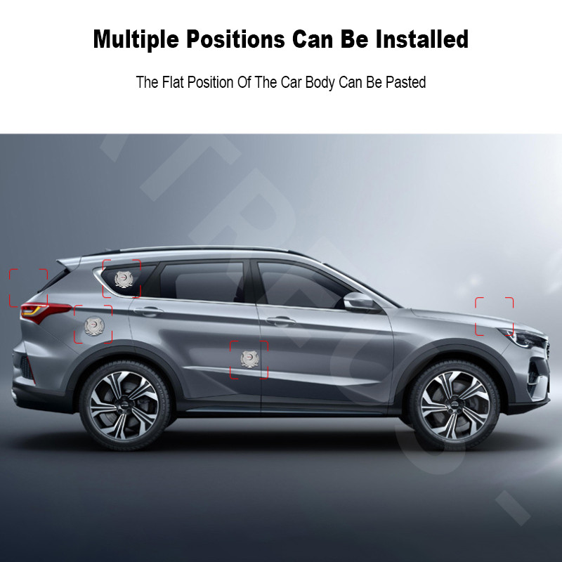 Geely Car Metal Decoration Sticker Car Logo Warning Stickers 3D Car ...