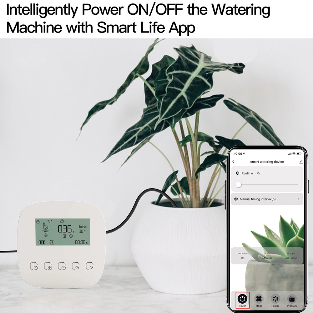 WiFi Tuya Smart Watering Machine Automatic Micro-drip Irrigation System ...