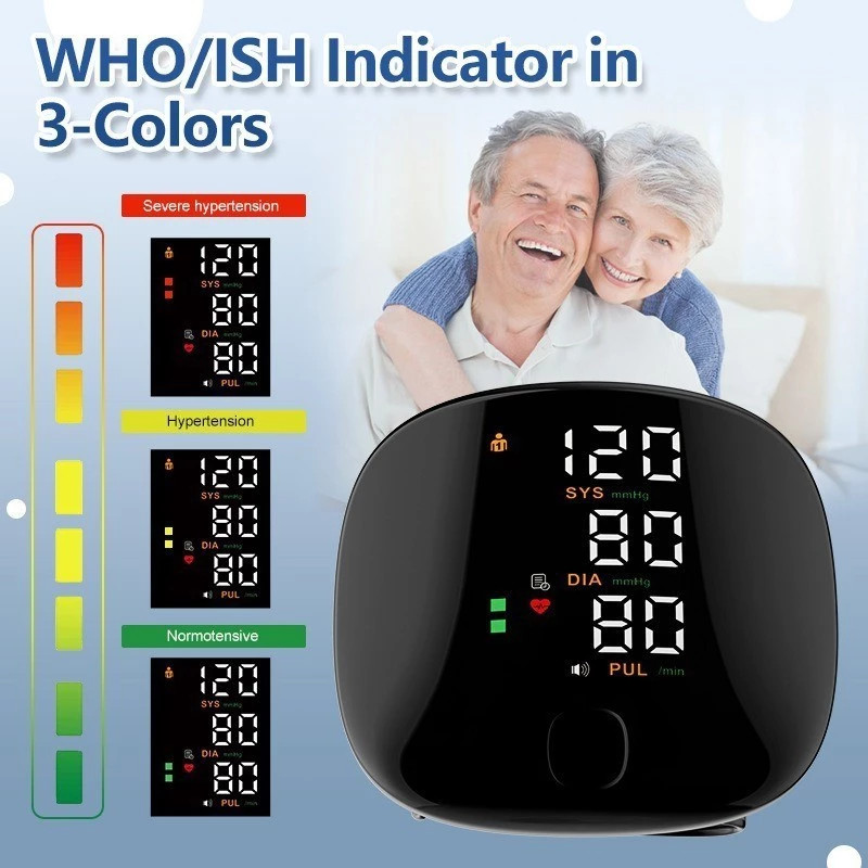 Cek Tekanan Darah Tinggi Rechargeable Wrist Blood Pressure Monitor High ...
