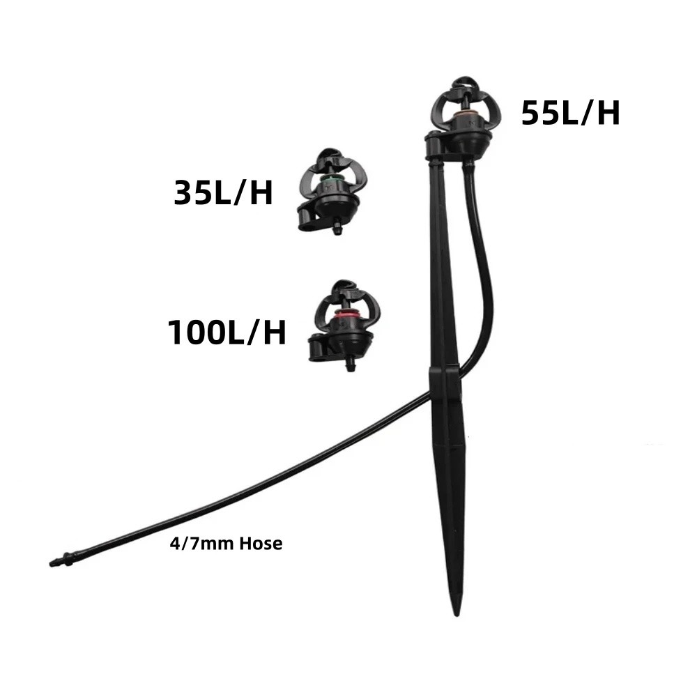 Ground-Mounted Micro-Sprinkler Irrigation System 35L/H 55L/H 100L/H ...