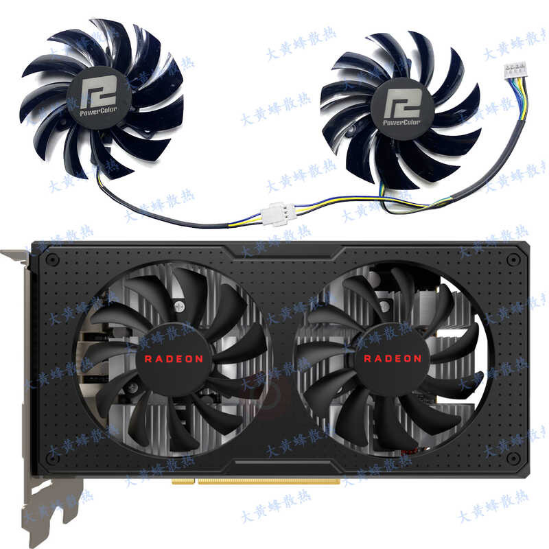 Brand New AMD Radeon RX580 570 560 Graphics Card Cooling Fan | Shopee ...