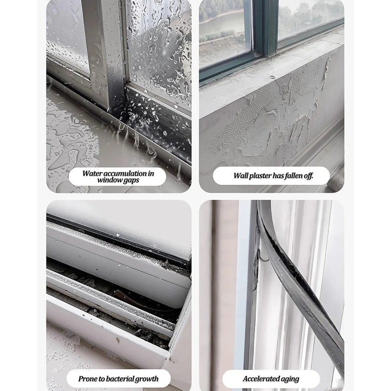 100cm Door Window Water Blocking Sealing Strip Sliding Window Rain ...