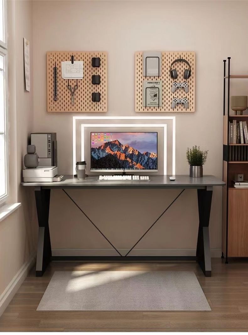 Thickened Sintered Stone Gaming Desk, Computer Study Table, Simple Home ...