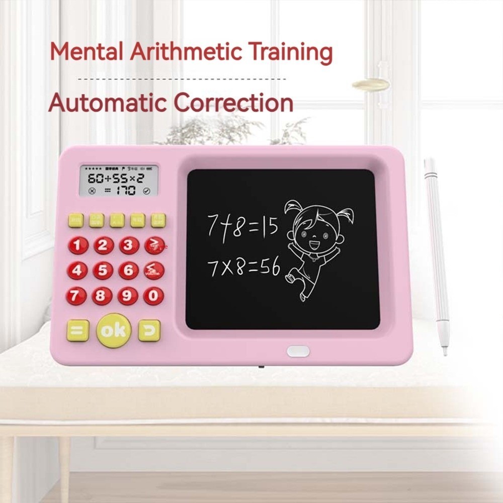 Math Kids Learning For Boys Pad Game Lcd Writing 5- 8 Education Years ...