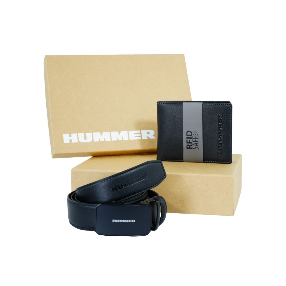 HUMMER MEN'S GIFT SET WALLET+AUTO BELT - 13470530 | Shopee Malaysia