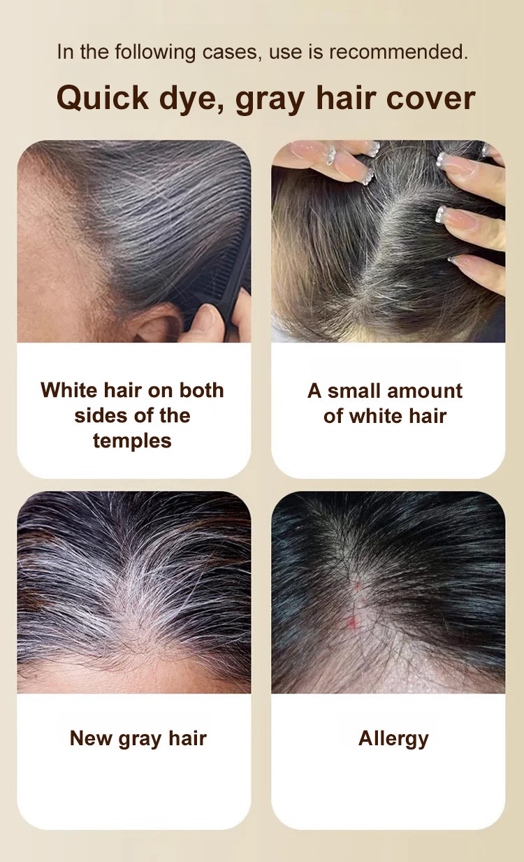 【Re-Dye At Any Time】Waterproof Hair Dye Stick Tongkat Pewarna Rambut ...