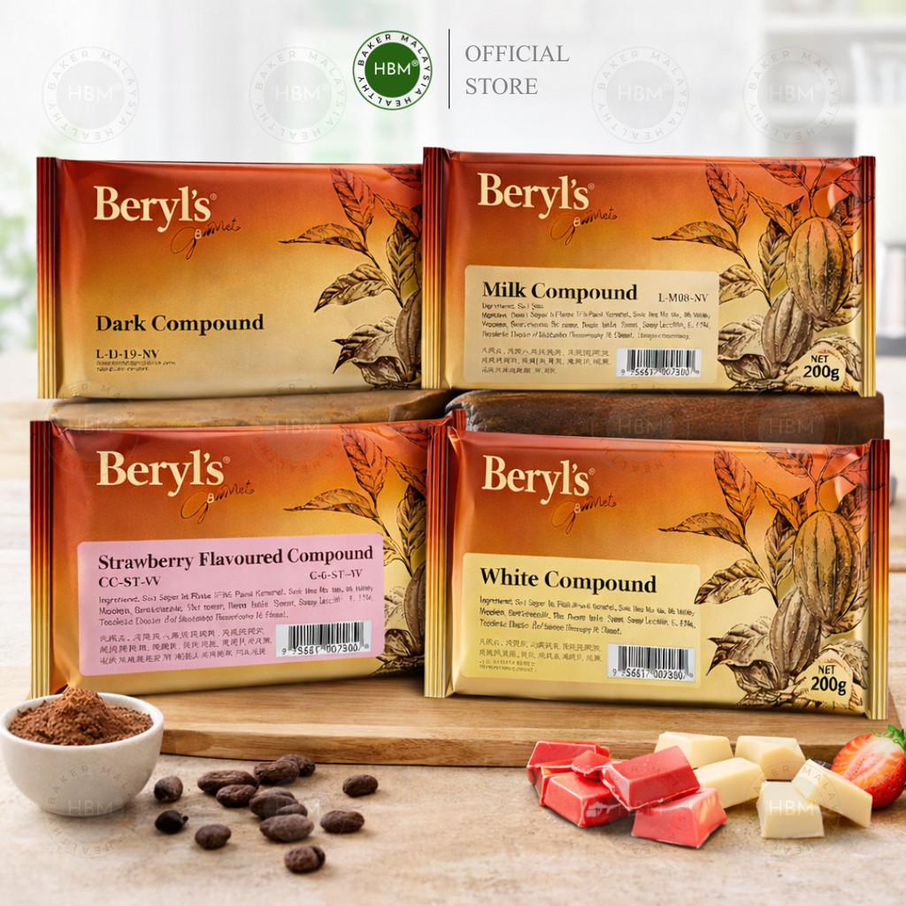 Beryls Compound Chocolate Block 1KG/200G / cooking chocolate ...