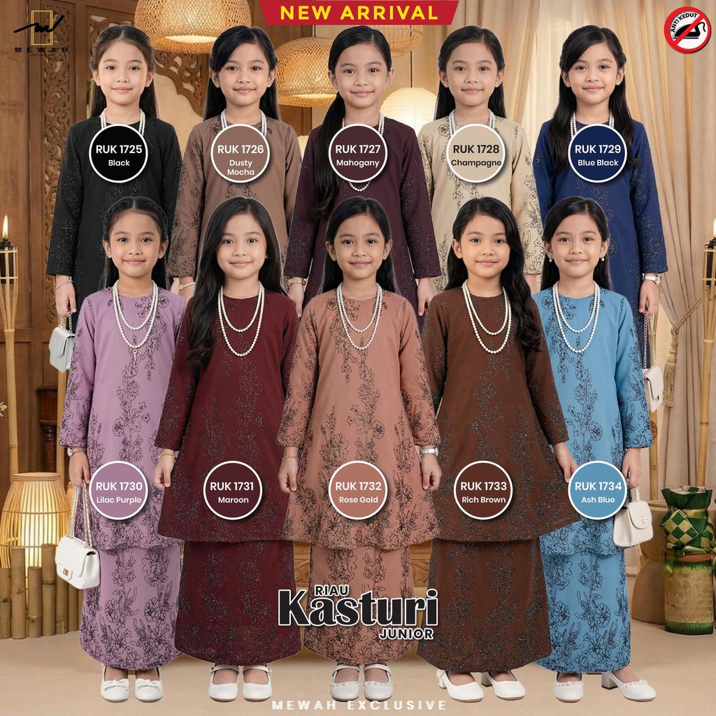 Kurung Riau KASTURI JUNIOR By Mewah Exclusive - [Set Baju & Kain] Riau ...