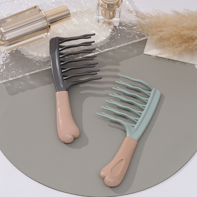 Comb Hair Comb Wide Tooth Comb Hair Brush Curly Hair Comb Double Row ...