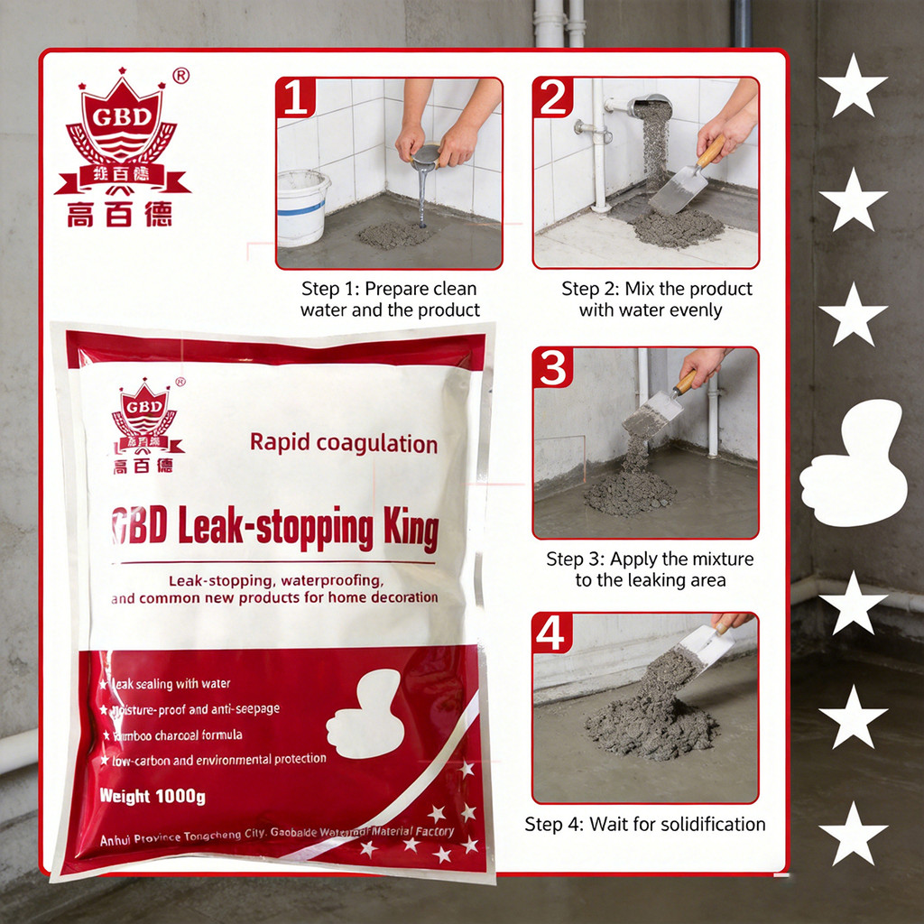 COD WaterProof Cement 3 Mins Quick Dry Simen Kalis Air Cepat Kering 1Kg ...