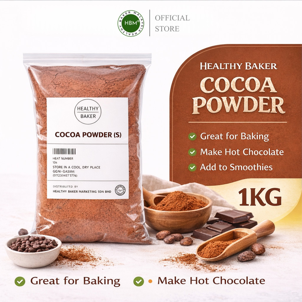 Cocoa Powder 1KG, 500G, 250G, 200G, 100G / Serbuk Koko Ekonomy / Eco ...