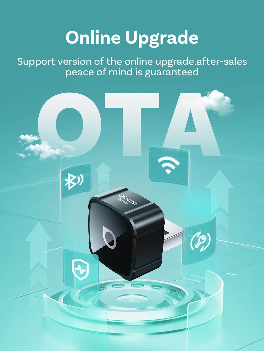 Ottocast Mini Air 3 in 1 Wireless CarPlay Android Auto Adapter ...
