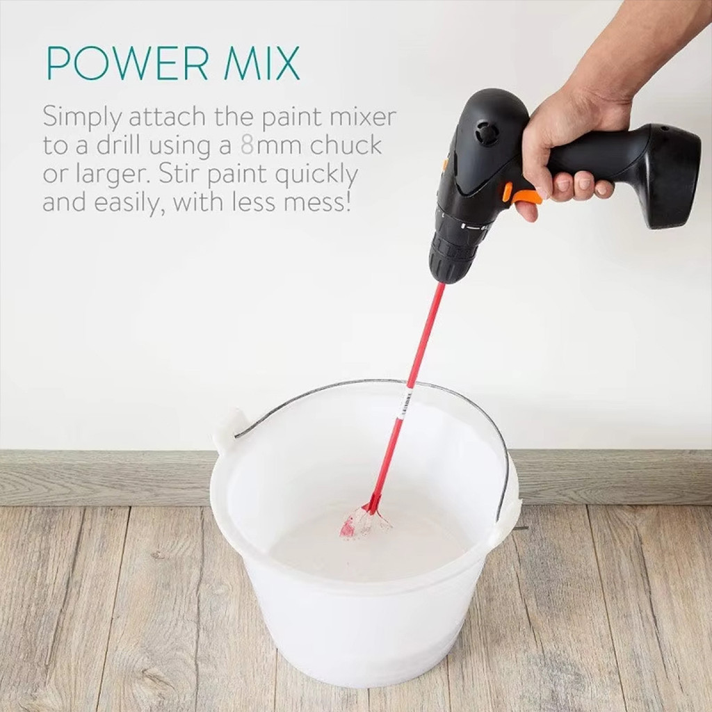 Hexagon Shaft Paint Mixing Rod Steel Plaster Paint Mixing Rod Handheld ...