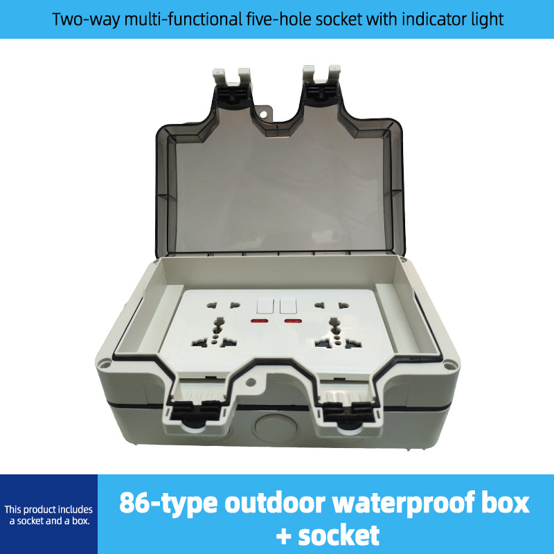 Single/Double Socket Cover Plug Heavy Duty IP66 Weatherproof and ...