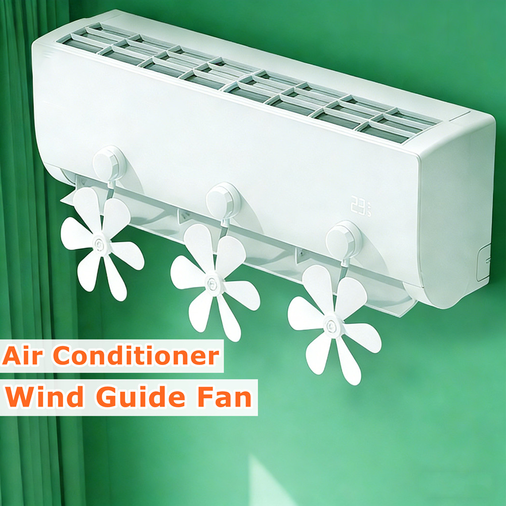 Suction Cup Air Conditioner Wind Guide Fan Adjustable Anti Direct ...