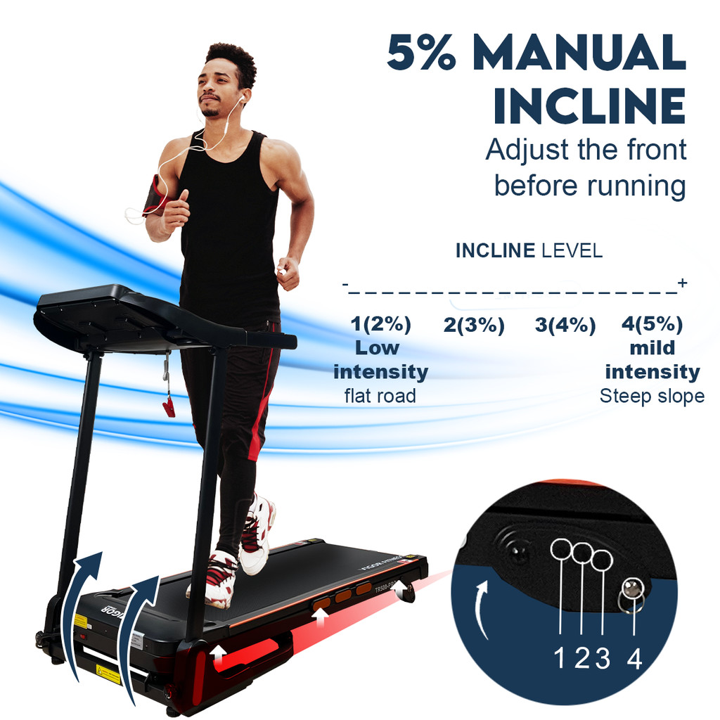 [NEW ARRIVAL] Treadmill 2.0hp Cardio Exercise Running Jogging Machine ...
