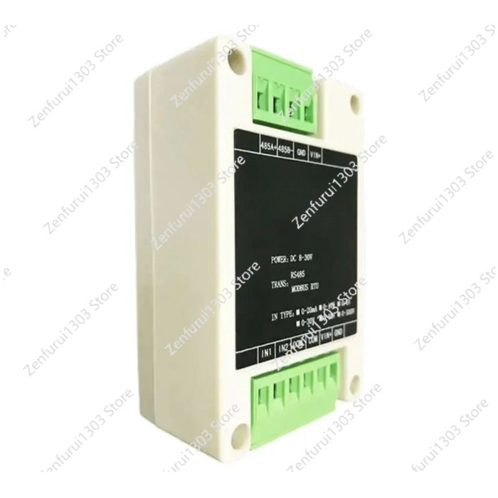 2 channels 4-20mA to isolated RS485 analog input acquisition module ...