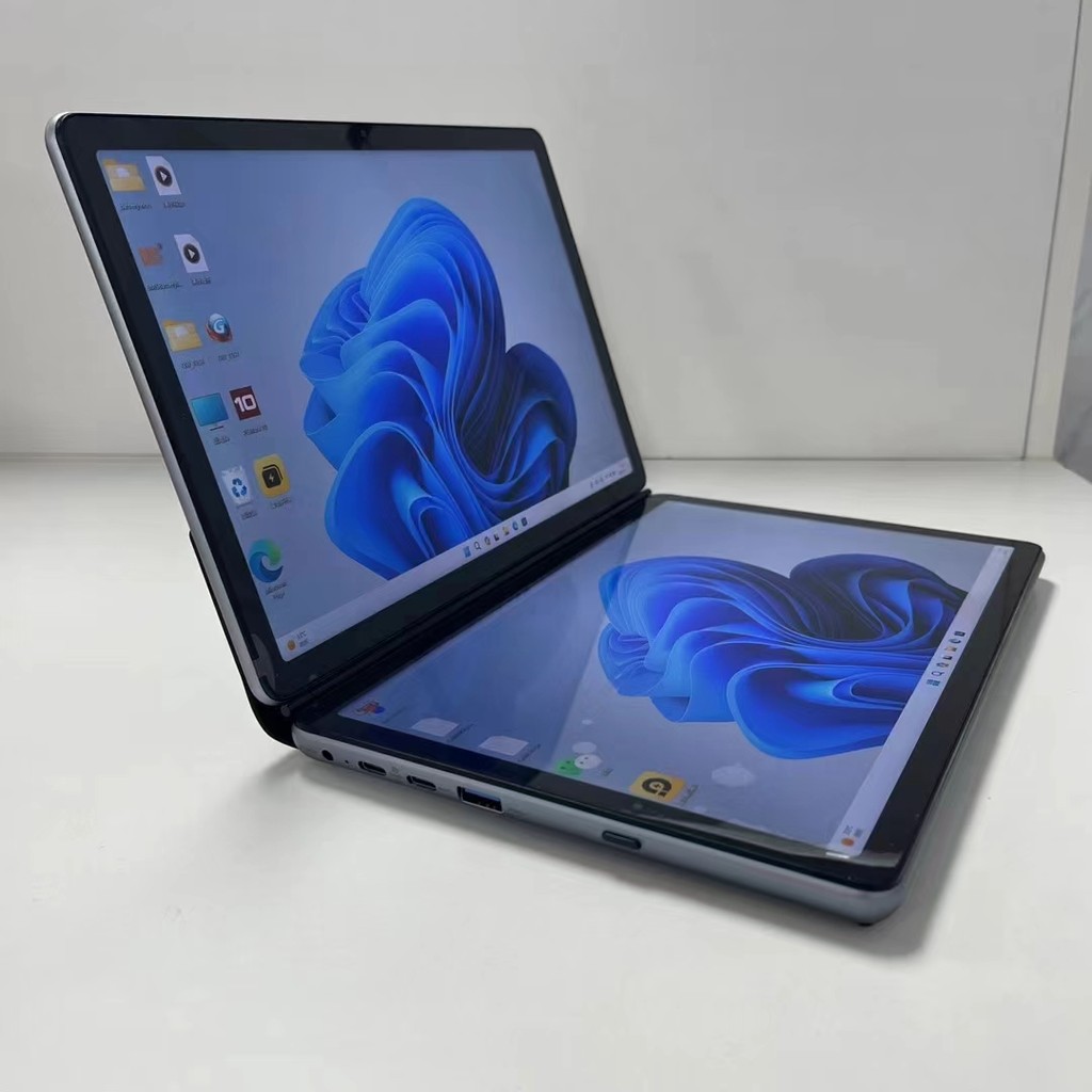 10.95 Inch Dual Touch Screen Laptop Intel N100 180°Portable Foldable ...