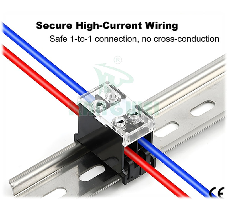 KW IN Din Rail Terminal Block With Cover IN12BKC IN13BKC IN20 IN30 ...