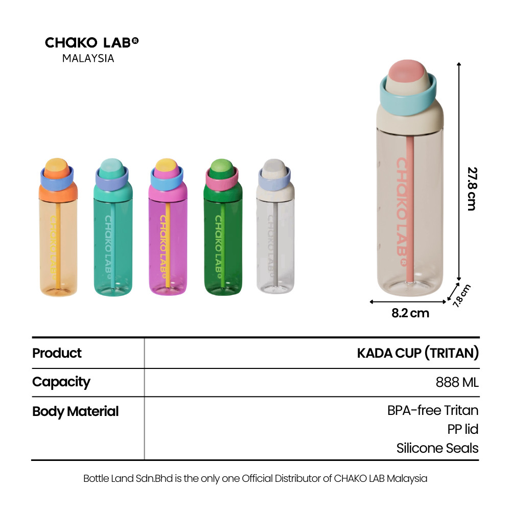 CHAKO LAB Kada Cup Tritan (888ml) | Shopee Malaysia