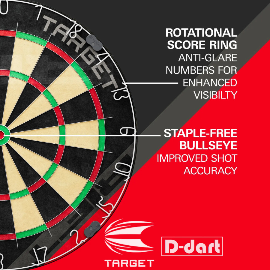TARGET STEEL TIP DARTBOARD - (RIFT) PROFESSIONAL TOURNAMENT BLADE STEEL ...
