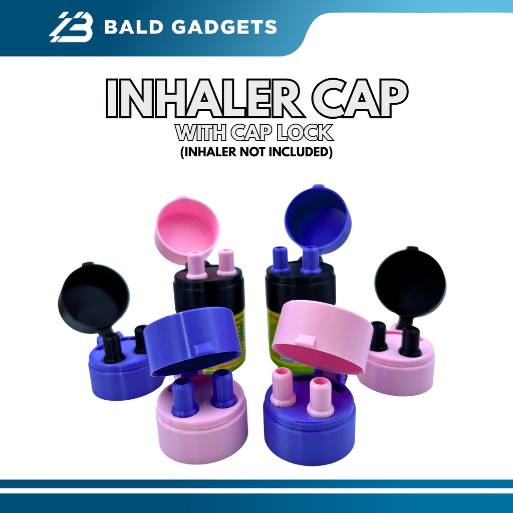 Inhaler Cap with Secure Lock for 10g / 40g Inhalers – Portable ...