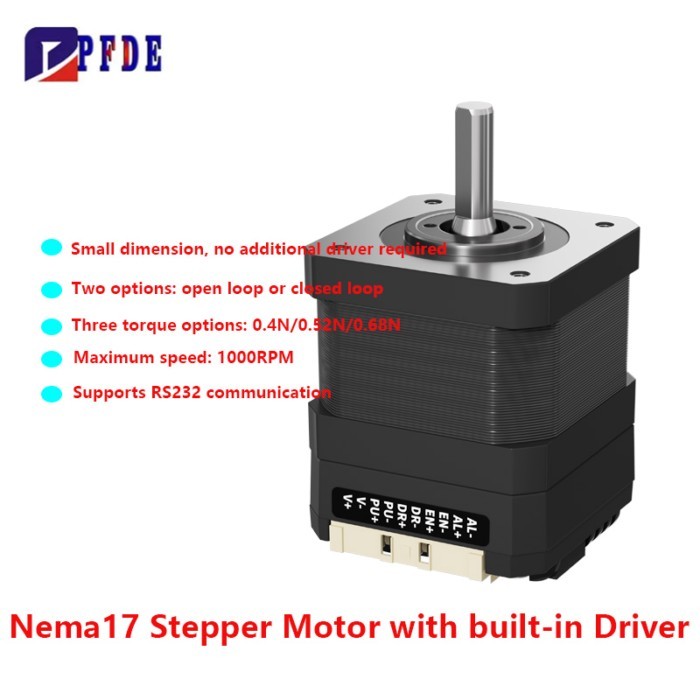 NEMA17 Stepper Motor with built-in Driver,Integrated Closed-Loop/Open ...