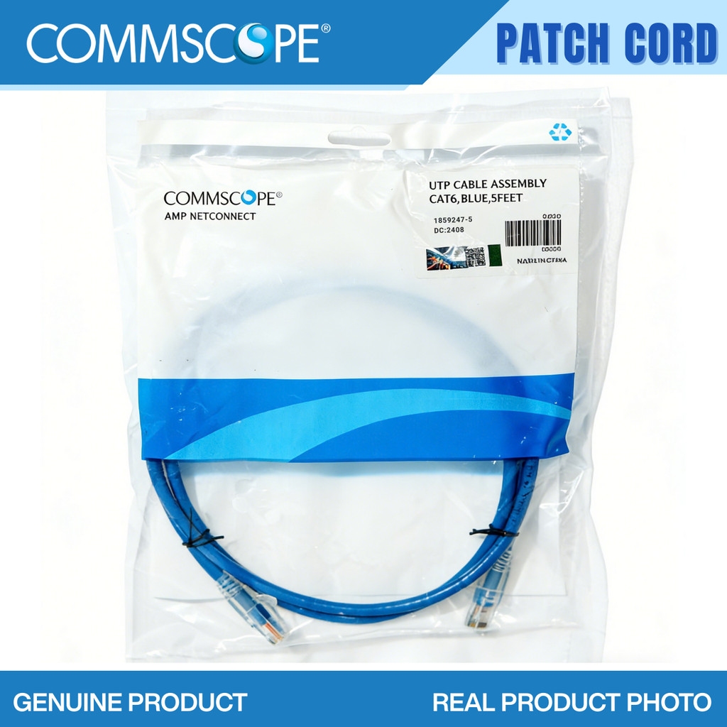 24Hrs FastShip | Commscope Cat6 Patch Cord Cable Network UTP RJ45 LAN ...