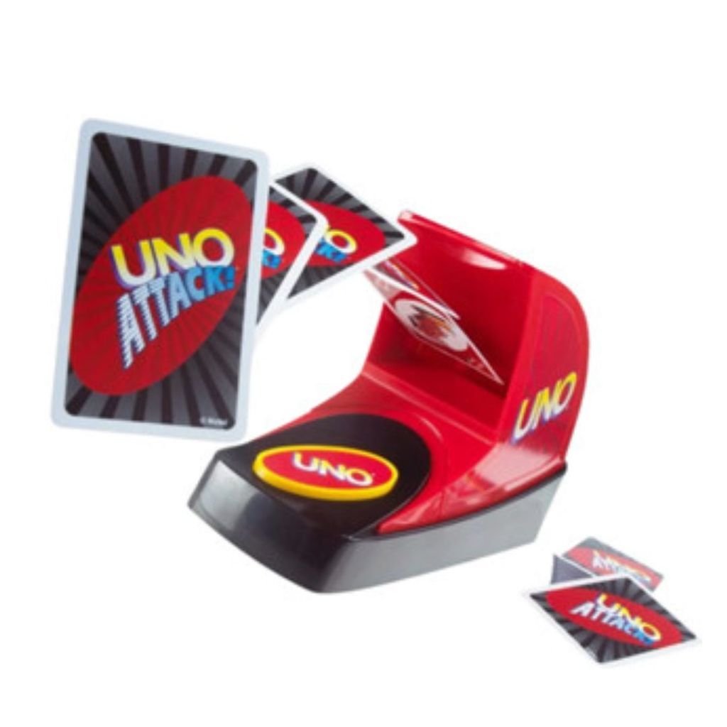 Uno Attack Classic Card Game with Card Launcher Board Game Machine ...