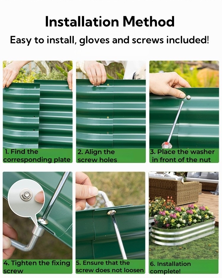 Metal flower boxes, outdoor balcony and courtyard metal planting boxes ...