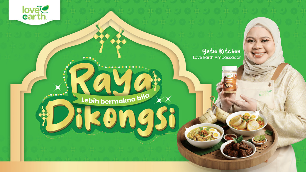 Love Earth Yatie Kitchen Rasa Raya Twin Pack Mushroom Seasoning 180g ...