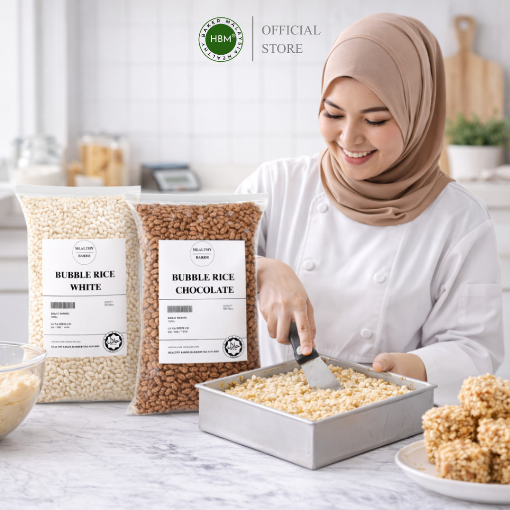 (Cereal) Crispy Bubble Rice White/ Bubble Rice Cocoa Chocolate (ready ...