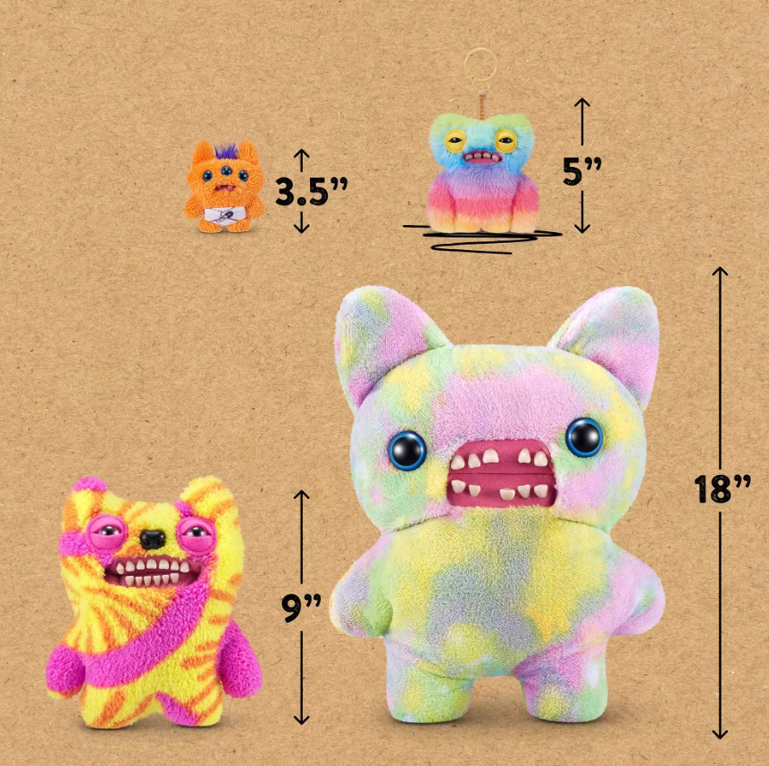 Fuggler Keypers S6 Funny Ugly Monster Plush Keychain Collectible Soft ...