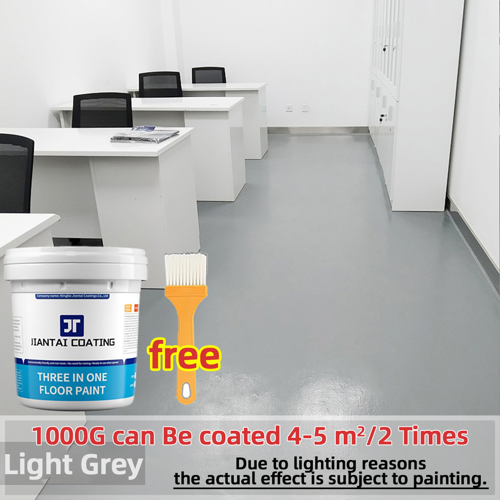 1L Epoxy Floor Paint Water-Based 3 In 1 Gloss & Matte Protective ...