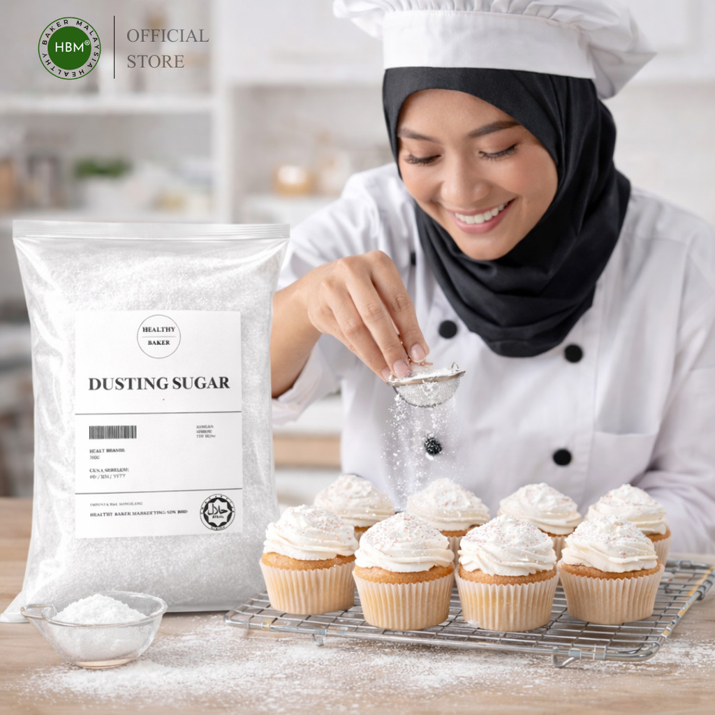 Dusting Sugar Halal 250g, 500g, 1kg /Snow Powder/Donut Dusting/Salutan ...