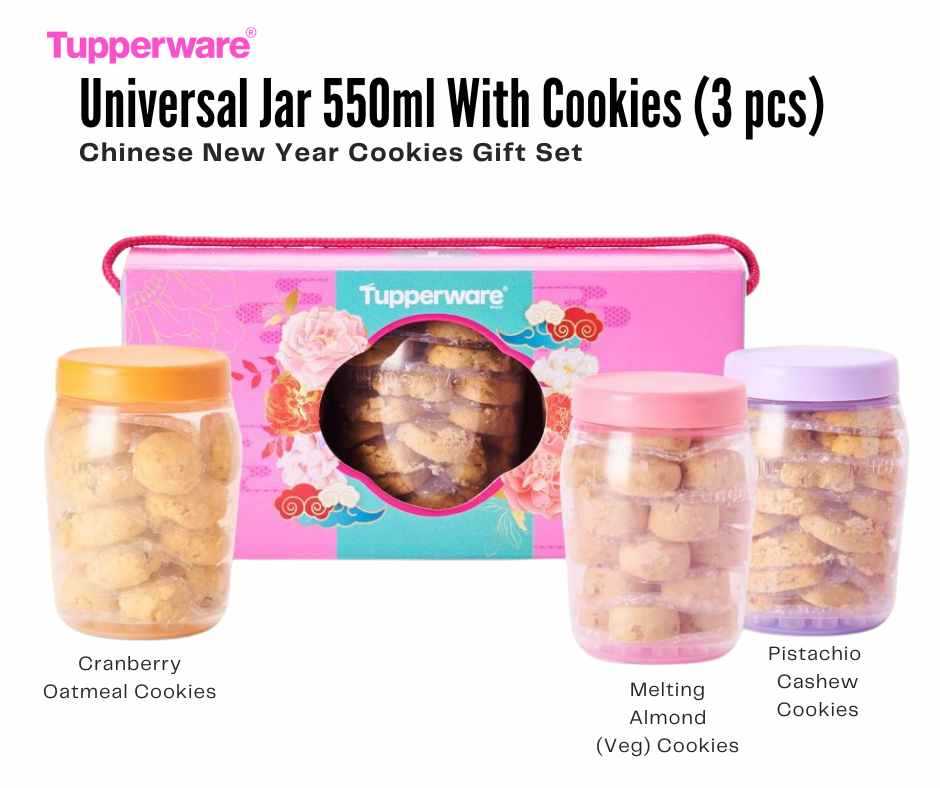 Tupperware Universal Jar For Cookies CNY Gift Set | Shopee Malaysia