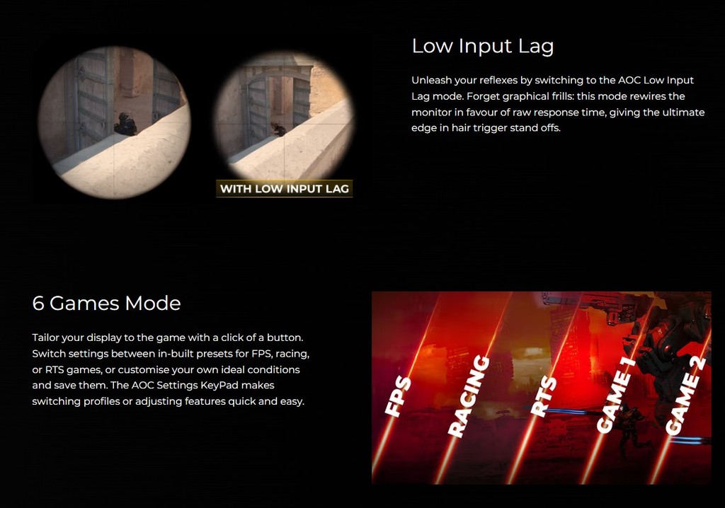 AOC CS25G 25 Inch Fast IPS FHD 310Hz Gaming Monitor CS GO Edition ...