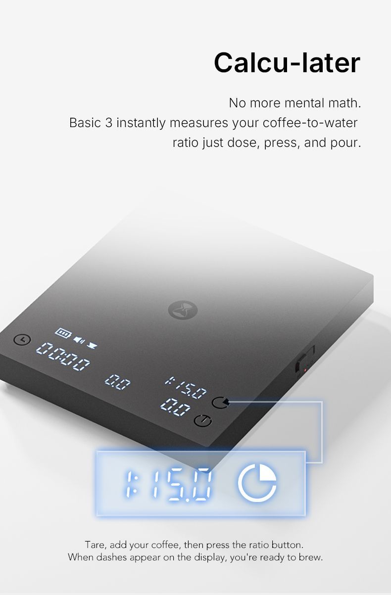 TIMEMORE Basic 3.0 Electronic Espresso Scale with Timer (New) | Shopee ...