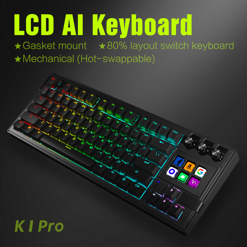 JOMAA K1 Pro Wired Macro Keyboard Full-Key Programmable On-Board Keypad ...