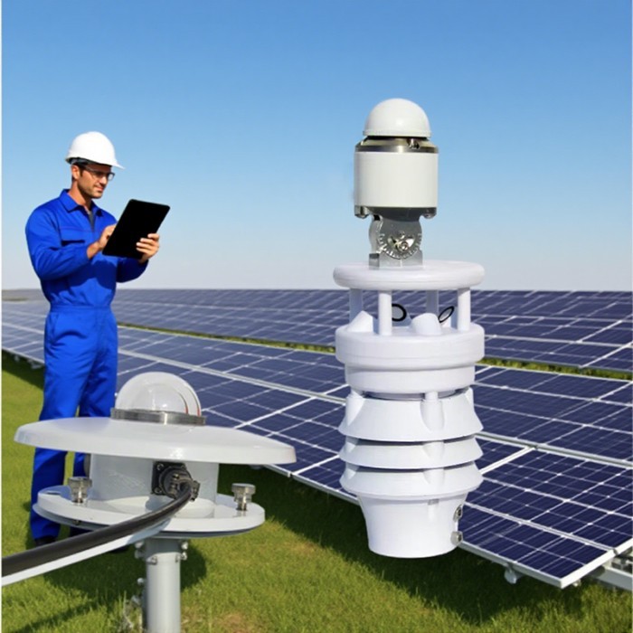 CLASS B RS485 4-20mA 0-20mV Photovoltaic Power Irradiance Sensor Global ...