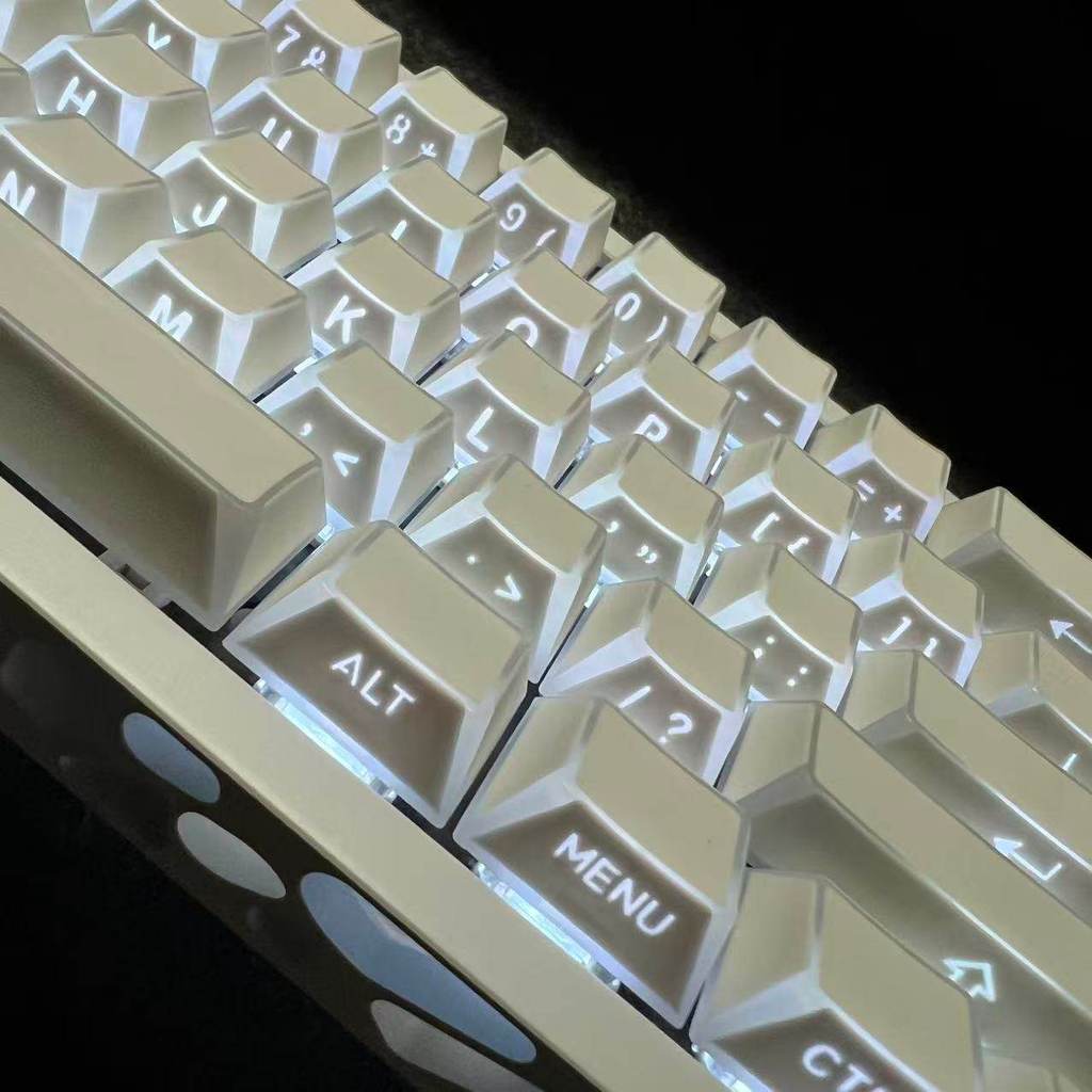 PBT Keycaps Light Refraction 4.0 Angular Side Engraving Light ...