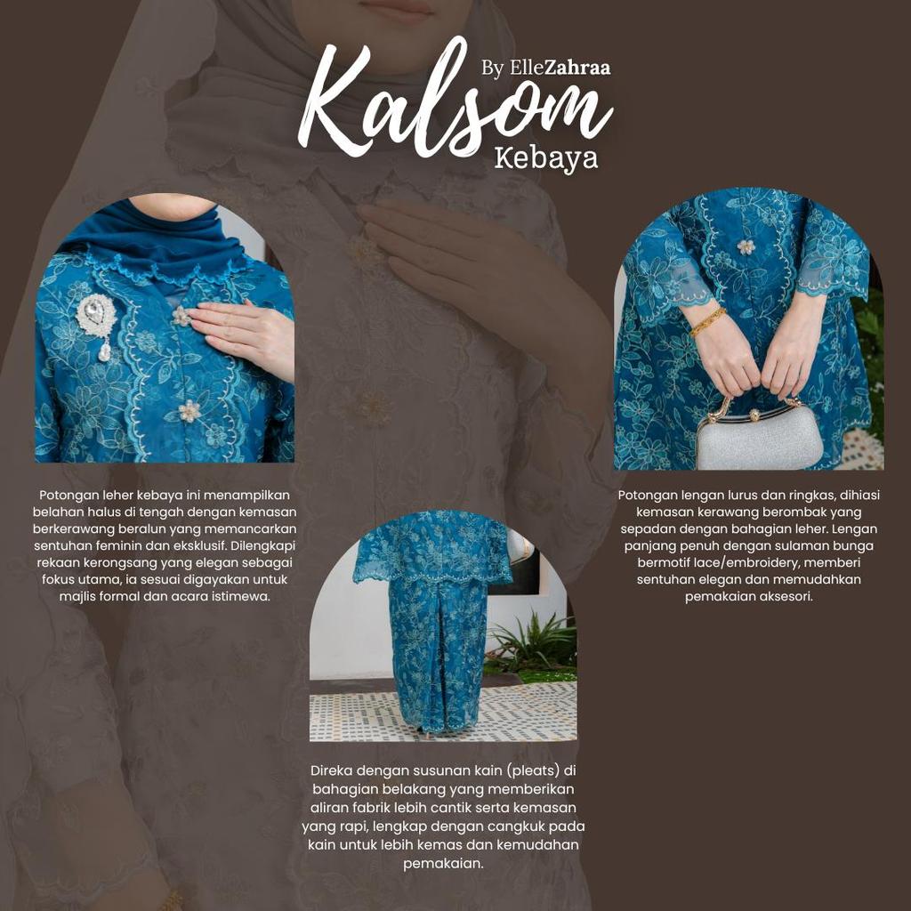 KURUNG KALSOM kurung moden berlace kurung bersulam moden exclusive ...
