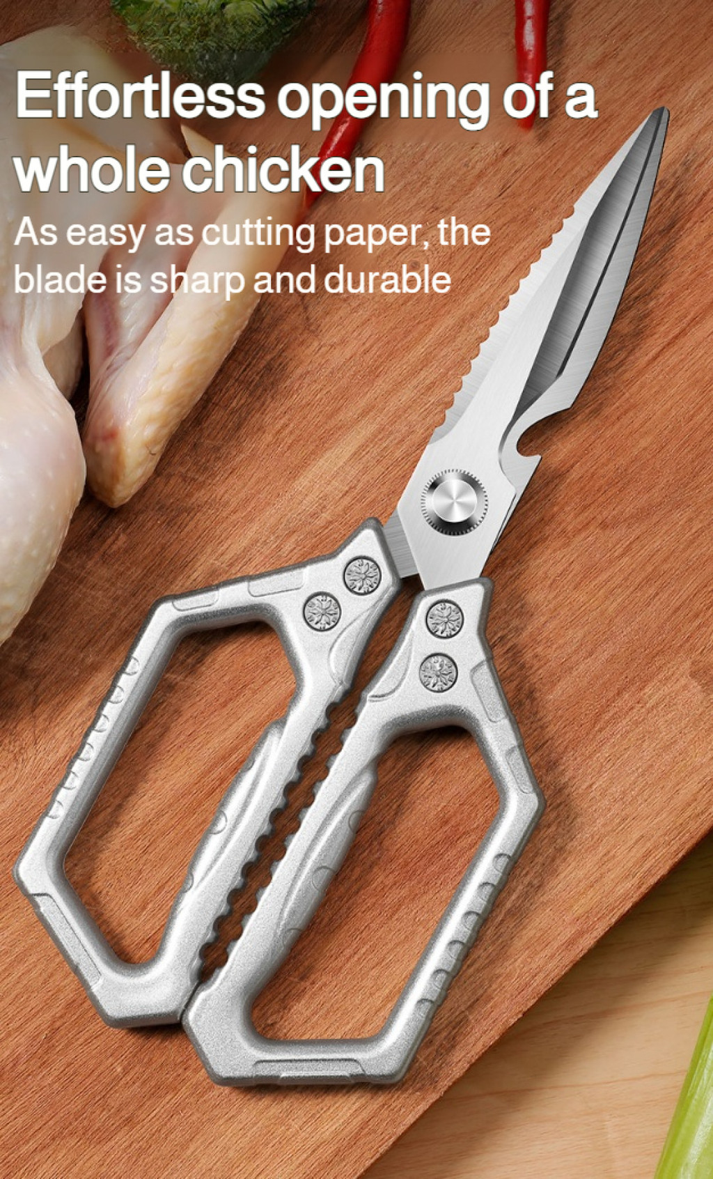 【Effortless Bone Cutting】 Multi-Functional Chicken Bone Scissors For ...