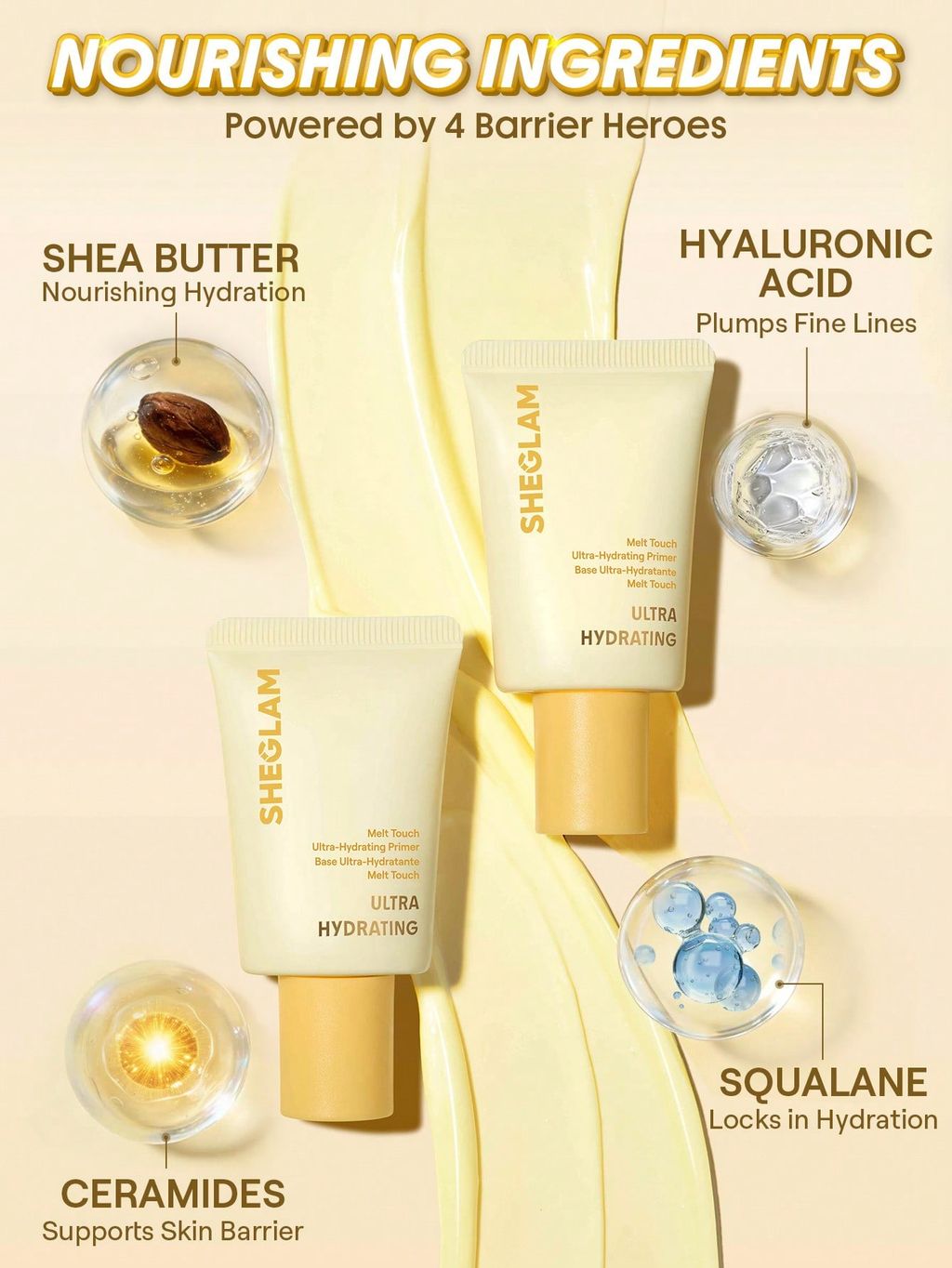 SHEGLAM 3 In 1 Buttery Primer Glow Melt Touch Ultra Hydrating Face ...