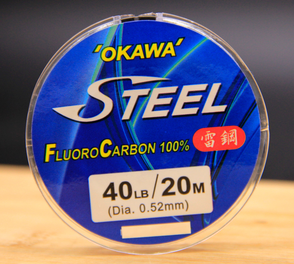 OKAWA FLUOROCARBON 100% LEADER LINE (20M) Okawa Steel Tali Tangsi ...