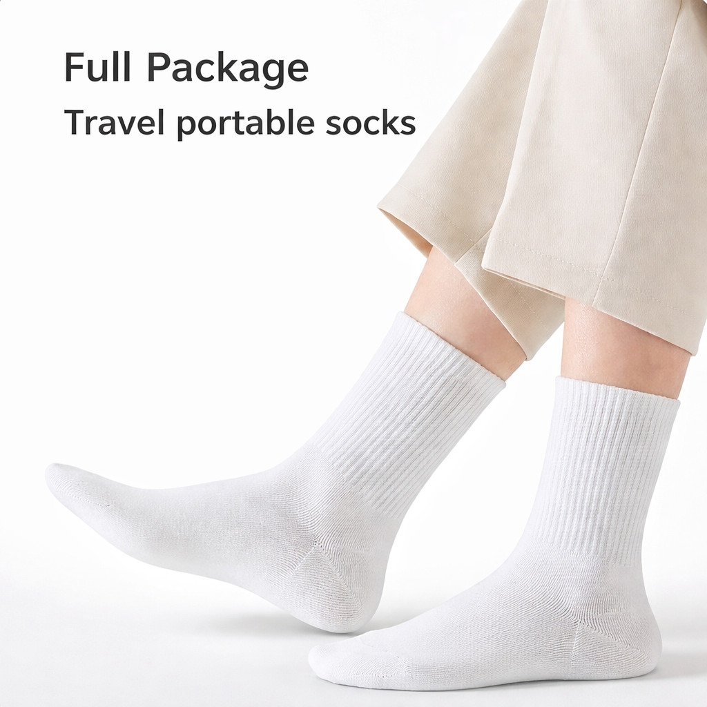 Disposable Sock Travel Compression Thin Sweat Absorbent Non Washable ...