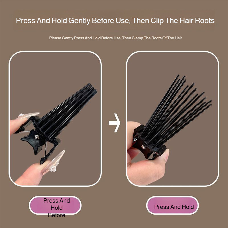 [Effortless Volume/Invisible Hold] High Crown Root Volumizing Clip ...